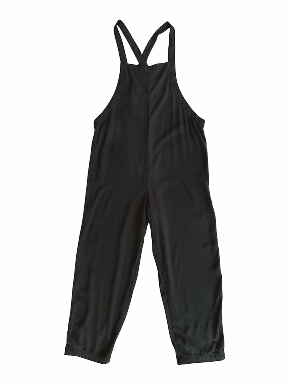 Dark Gray Sleeveless Jumpsuit Overalls